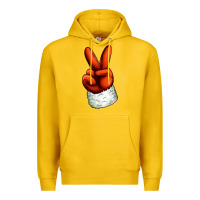 Lemon Christmas peace hand Premium Hoodie - Jasminsmagicworld