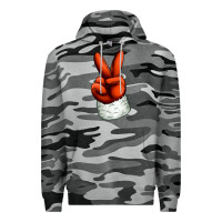 Slate Camo Christmas peace hand Premium Hoodie - Jasminsmagicworld