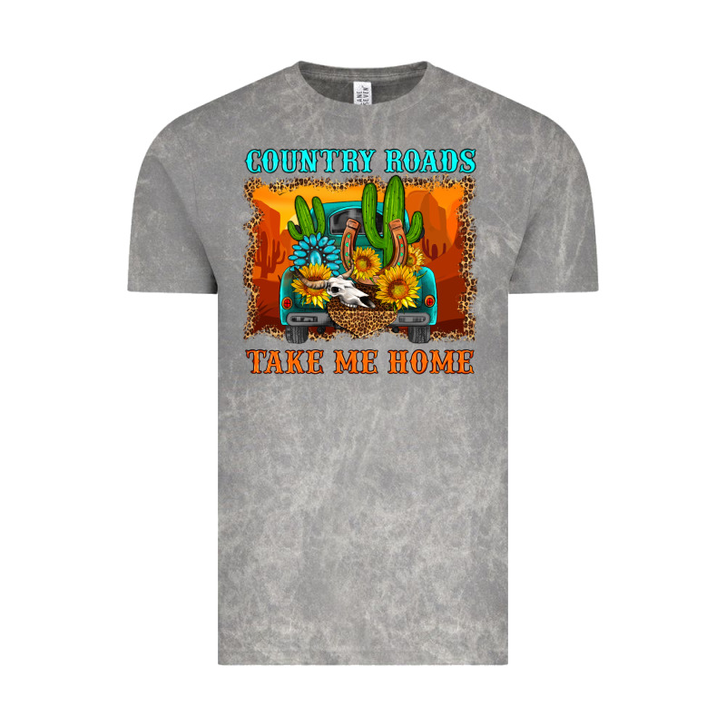 Country Roads Take Me Home Vintage Tee by HRA Design Shop | Teevron