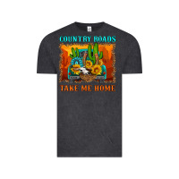 Vintage Black country roads take me home Vintage Tee - HRA Design Shop