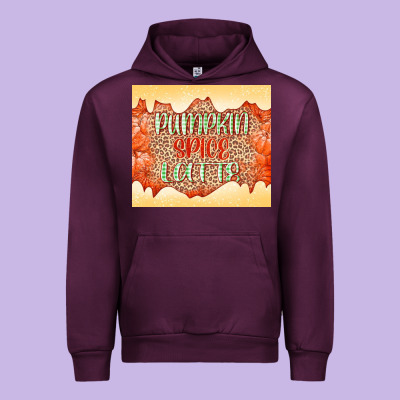 Pumpkin Spice Latte Urban Hoodie Designed By Nancycooperartshop