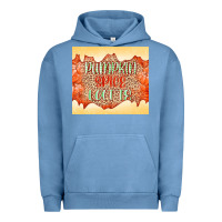 Pigment Pebble Blue Pumpkin spice latte Urban Hoodie - NancyCooperArtShop