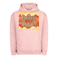 Pigment Salmon Pumpkin spice latte Urban Hoodie - NancyCooperArtShop