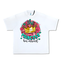 White the princesshas arrived Urban Heavy Tee - AdoDesignShop