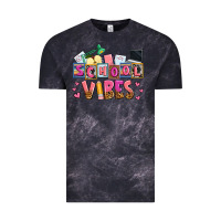 Cloud Black school vibes Vintage Tee - AdoDesignShop