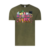 Vintage Olive school vibes Vintage Tee - AdoDesignShop
