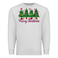 Dove Grey Merry Christmas Nurse trees Premium Sweatshirt - MaliasSmallBusiness