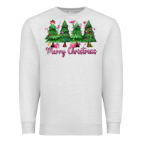 Oatmeal Heather Merry Christmas Nurse trees Premium Sweatshirt - MaliasSmallBusiness