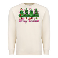 Sandshell Merry Christmas Nurse trees Premium Sweatshirt - MaliasSmallBusiness