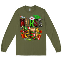 Army Green nurse elf Long Sleeve Tee - AdoDesignShop