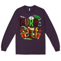 Plum nurse elf Long Sleeve Tee - AdoDesignShop
