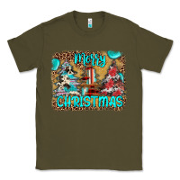 Army Green merry christmas Classic Tee - JahusDesignShop