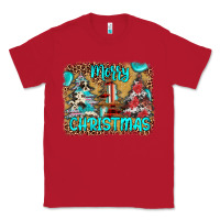Red merry christmas Classic Tee - JahusDesignShop