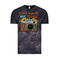 Cloud Black collect moments not things sunflower gemstone vintage camera Vintage Tee - FaDigitalArtStudio