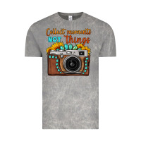 Cloud Rock collect moments not things sunflower gemstone vintage camera Vintage Tee - FaDigitalArtStudio