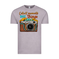 Vintage Zinc collect moments not things sunflower gemstone vintage camera Vintage Tee - FaDigitalArtStudio