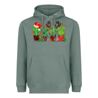 Sage christmas cactus Heavyweight Hoodie - MaliasSmallBusiness