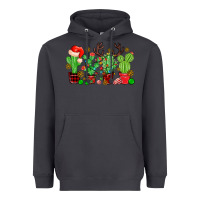 Smoke christmas cactus Heavyweight Hoodie - MaliasSmallBusiness
