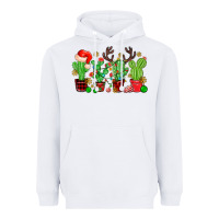 White christmas cactus Heavyweight Hoodie - MaliasSmallBusiness