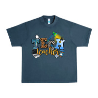 Midnight Navy tech teacher Urban Heavy Tee - AdoDesignShop