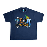 Navy tech teacher Urban Heavy Tee - AdoDesignShop
