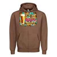 Chestnut beer and sunshine Zipper Hoodie - Jasminsmagicworld
