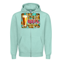 Seafoam beer and sunshine Zipper Hoodie - Jasminsmagicworld
