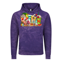 Cloud Purple summer vibes coffee cups Vintage Hoodie - Zillion Design Studio