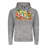 Cloud Rock summer vibes coffee cups Vintage Hoodie - Zillion Design Studio