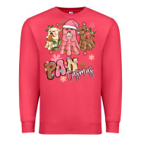 Cardinal pantasmas christmas mexican conchas ghosts Premium Sweatshirt - MaliasSmallBusiness