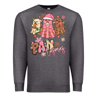 Charcoal Heather pantasmas christmas mexican conchas ghosts Premium Sweatshirt - MaliasSmallBusiness