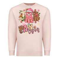 Pale Pink pantasmas christmas mexican conchas ghosts Premium Sweatshirt - MaliasSmallBusiness