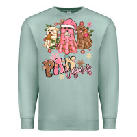 Seafoam pantasmas christmas mexican conchas ghosts Premium Sweatshirt - MaliasSmallBusiness