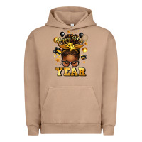 Pigment Burro happy new year afro messy bun Urban Hoodie - texasbilliewilder