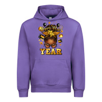 Tulip happy new year afro messy bun Urban Hoodie - texasbilliewilder