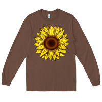 Chestnut sunflower Long Sleeve Tee - Artiststas