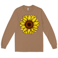 Toasted Coconut sunflower Long Sleeve Tee - Artiststas
