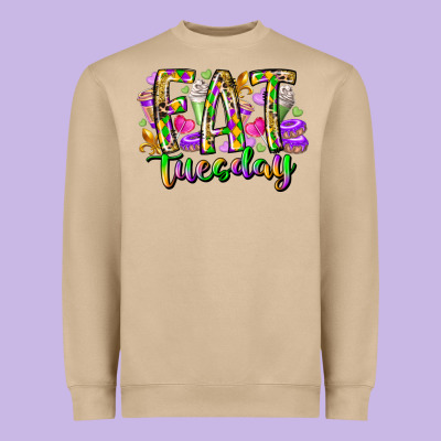 Fat Tuesday Heavyweight Sweatshirt Designed By Racoondesign