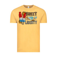 Vintage Mustard sweet land of liberty Vintage Tee - RacoonDesign