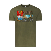 Vintage Olive sweet land of liberty Vintage Tee - RacoonDesign
