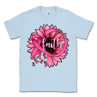 Dusty Blue sunflower faith Classic Tee - JahusDesignShop