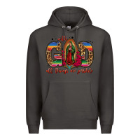 Smoke with god all things are possible lady of guadalupe Premium Hoodie - Jasminsmagicworld
