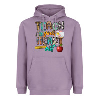 Lavender teach your heart out Heavyweight Hoodie - NancyCooperArtShop