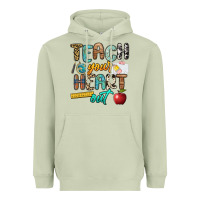 Matcha teach your heart out Heavyweight Hoodie - NancyCooperArtShop