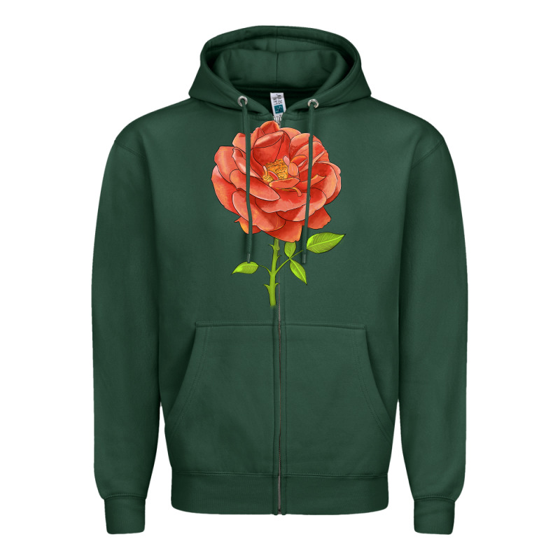 All A Twitter Rose Zipper Hoodie by LillyAllenDesigns | Teevron
