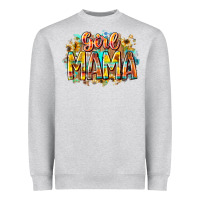 Heather Grey girl mama Heavyweight Sweatshirt - RacoonDesign