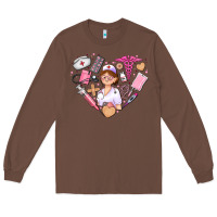 Chestnut nurse and nurse element heart Long Sleeve Tee - AdoDesignShop