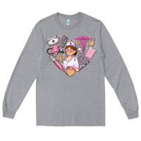 Heather Grey nurse and nurse element heart Long Sleeve Tee - AdoDesignShop