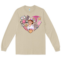 Mushroom nurse and nurse element heart Long Sleeve Tee - AdoDesignShop