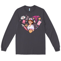 Smoke nurse and nurse element heart Long Sleeve Tee - AdoDesignShop